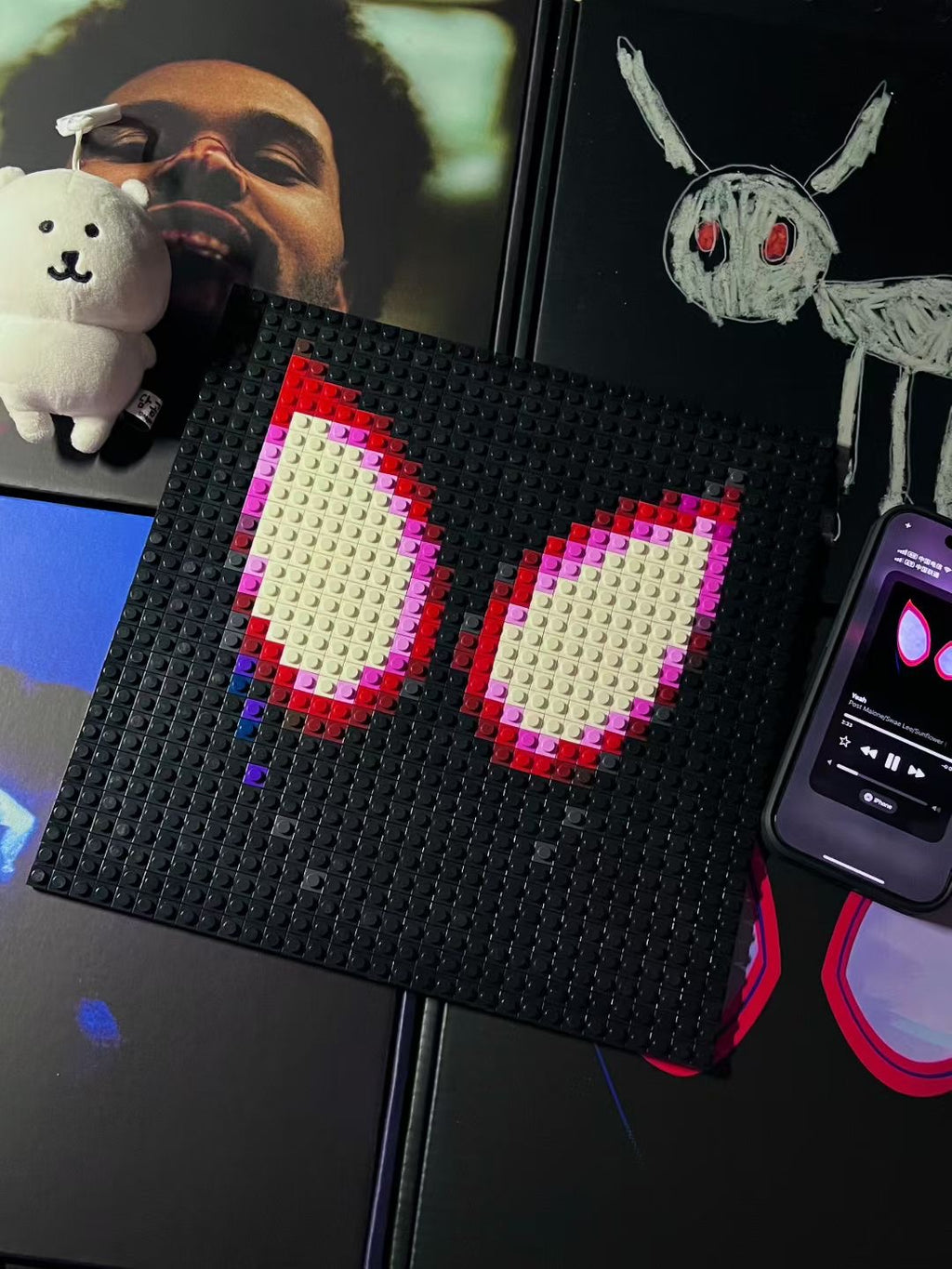 Spider-Man《Into the Spider-Verse》Brick Album Cover