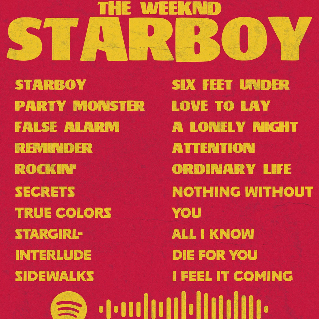 The Weeknd《STARBOY》Lego Minifigure