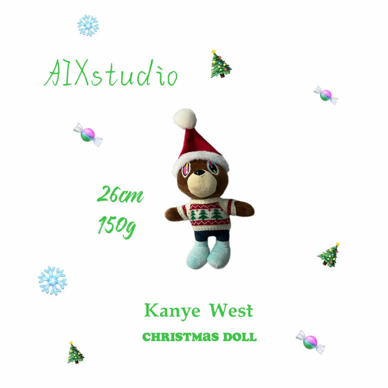 Kanye West Christmas Doll