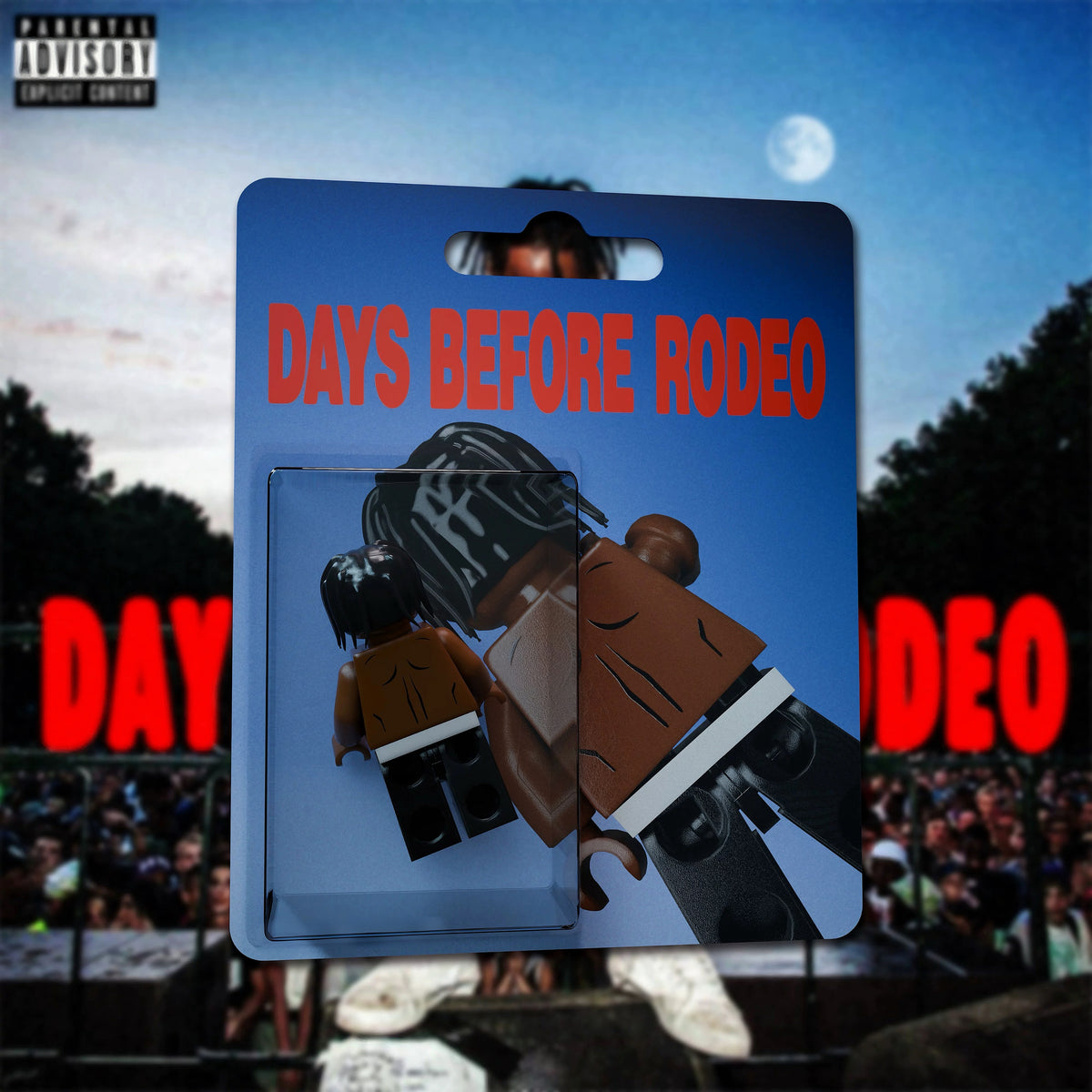 Travis Scott DAYS BEFORE RODEO Lego Minifig